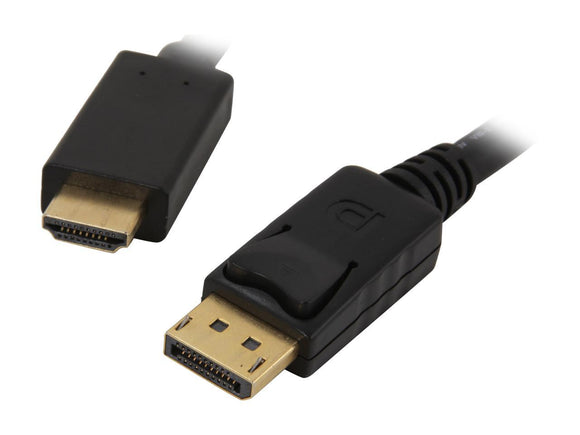 Display Port to HDMI Cable Male to Male - 6 Feet