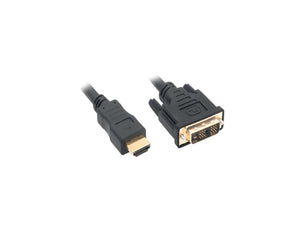 DVI 2 HDMI - HDMI Male to DVI-D Adapter Cable - 6 Feet
