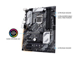 ASUS PRIME Z490-P LGA 1200 (Intel 10th Gen) Intel Z490 SATA 6Gb/s ATX Intel Motherboard (Dual M.2, DDR4 4600, 1Gb Ethernet, USB 3.2 Gen 2 USB Type-A, Thunderbolt 3 Support, Aura Sync RGB)