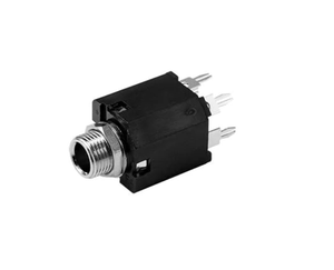 SJ-63083D CUI Devices 6.35 mm Stereo Vertical Through Hole Audio Jack Connecter | 3 Conductors 2 Internal Switches