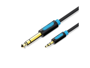 3.5mm to 6.5mm Audio Cable Male to Male Audio Cable 0.5 Meters